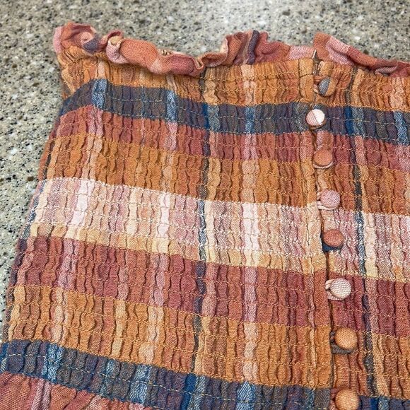 AMERICAN EAGLE Smocked Tube Top - Picture 3 of 8